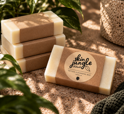 White Label Tattoo Aftercare Soap Bar - Shea Butter Soap Bar